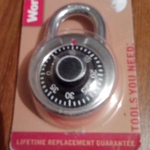 Combination padlock lock new from work shop